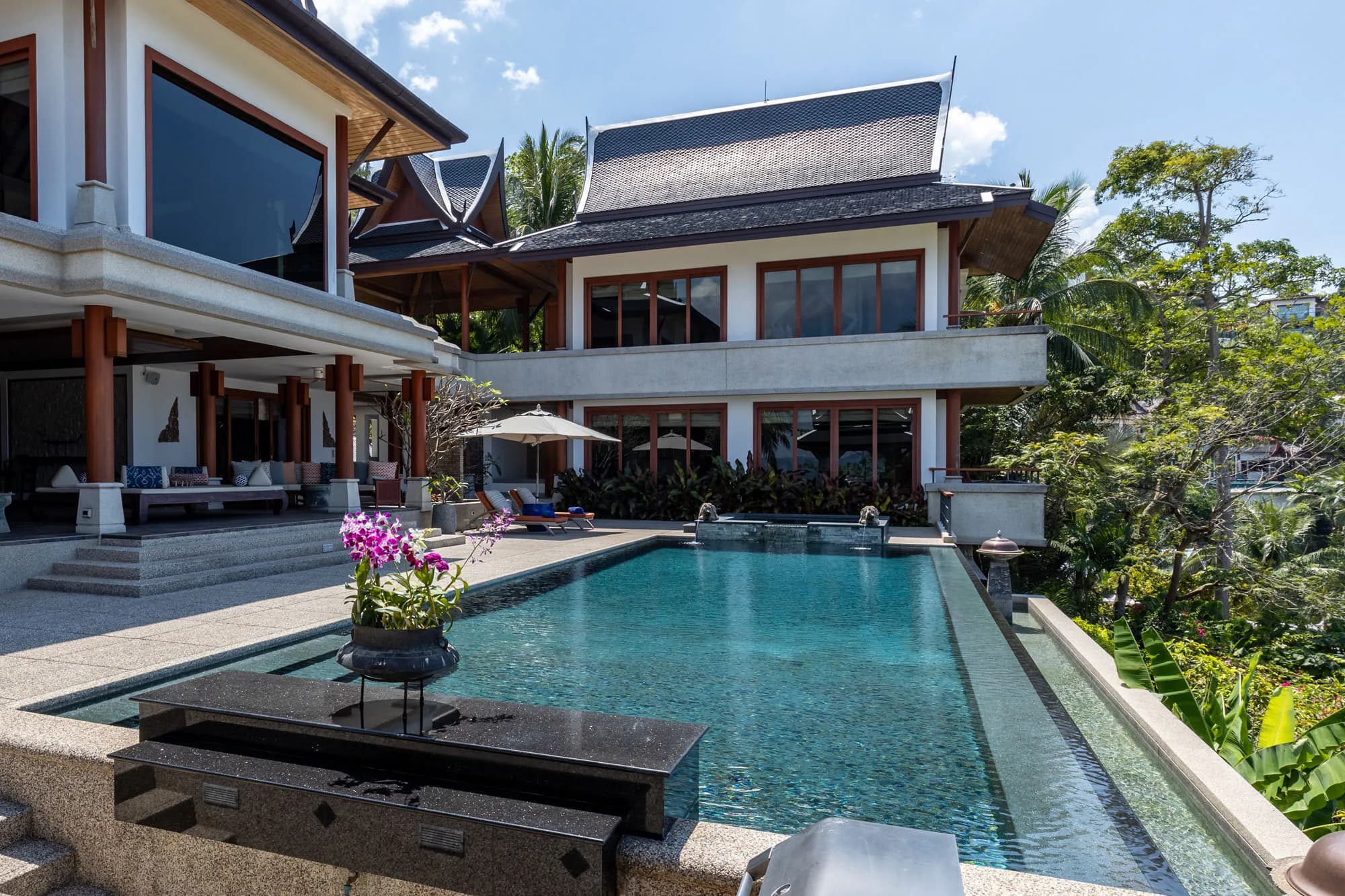 Thai pavilion villa infinity pool, Phuket — photo 23