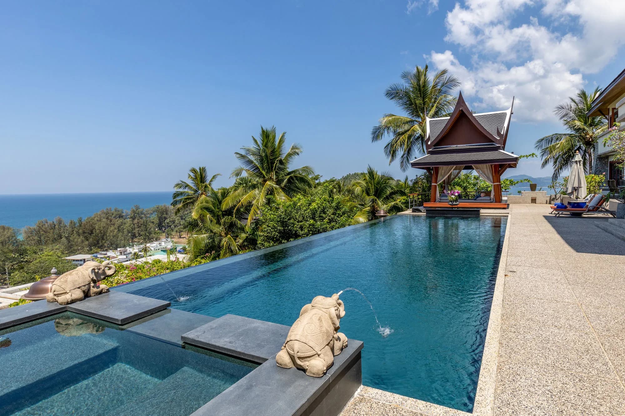 Thai pavilion villa infinity pool, Phuket — photo 22