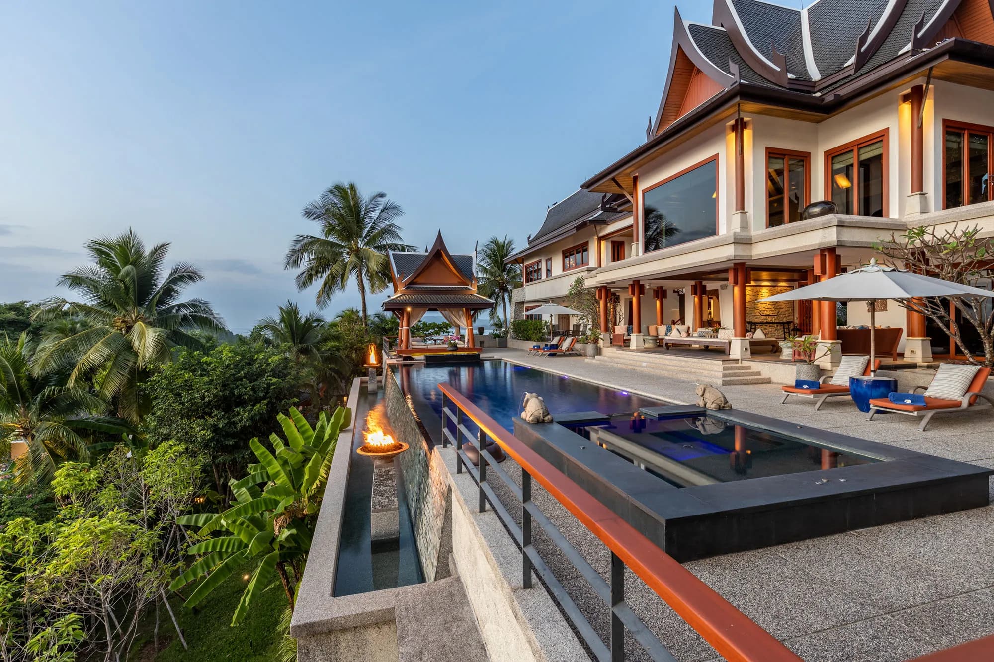 Thai pavilion villa infinity pool, Phuket — photo 14