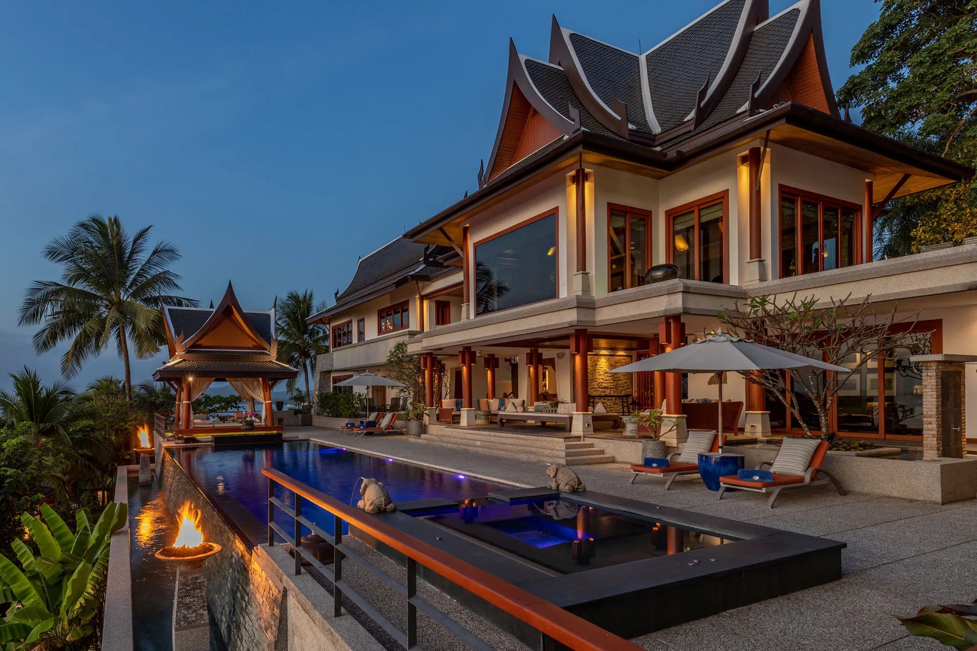 Thai pavilion villa infinity pool, Phuket — photo 13