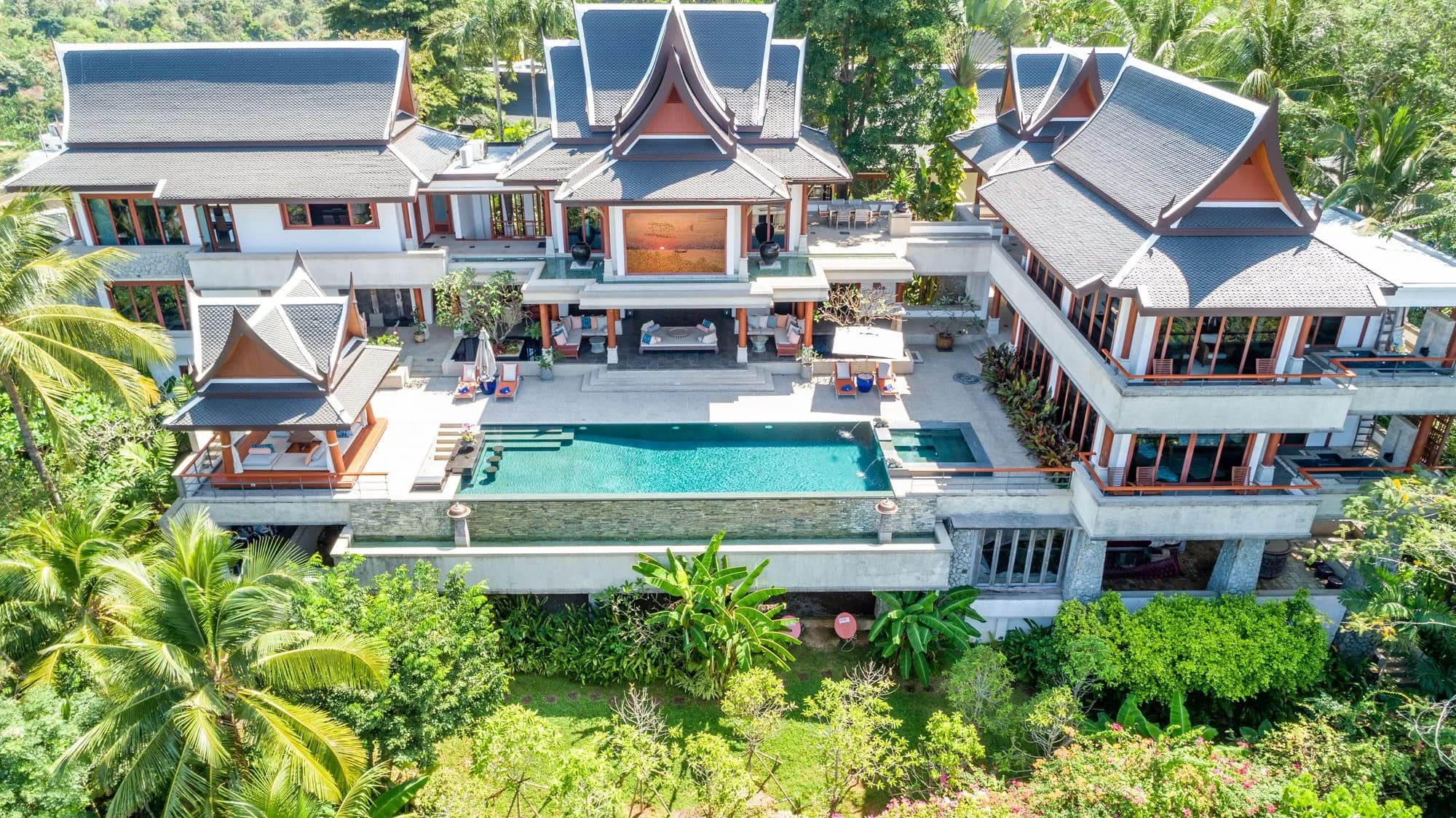 Thai pavilion villa infinity pool, Phuket — photo 43