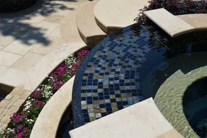 Lightstreams glass tile, Obsidian — photo 21