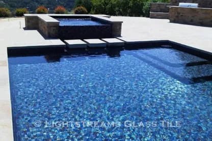 Lightstreams glass tile, SBBS Mix — photo 5