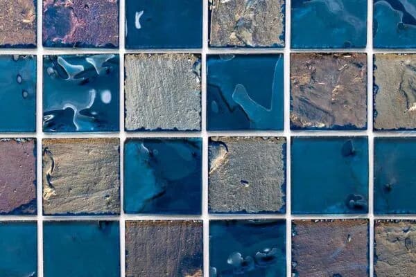Lightstreams Steel Blue glass tile swatch