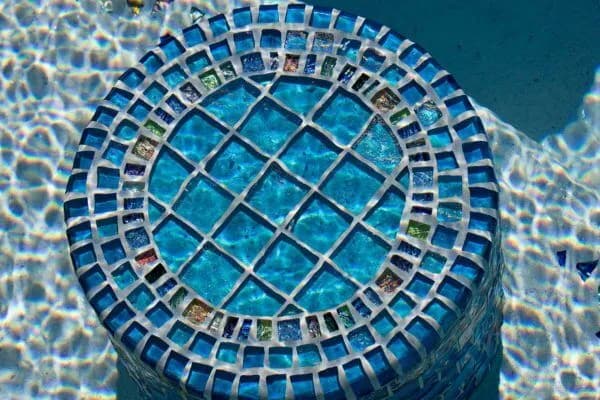 Lightstreams Jewel Inlays glass tile swatch