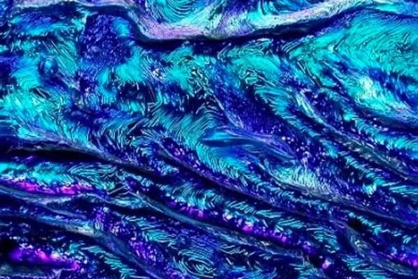 Lightstreams Aegean Sea glass tile swatch