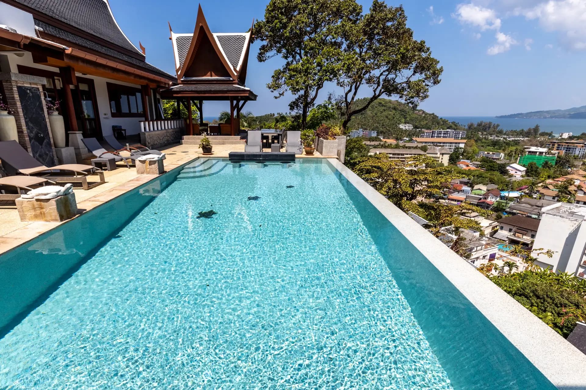 Hillside view villa