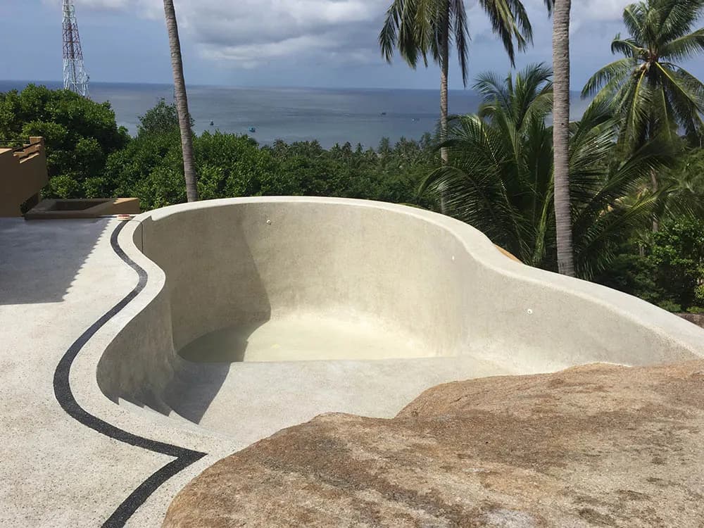 Hillside pool renovation, Koh Tao — photo 2