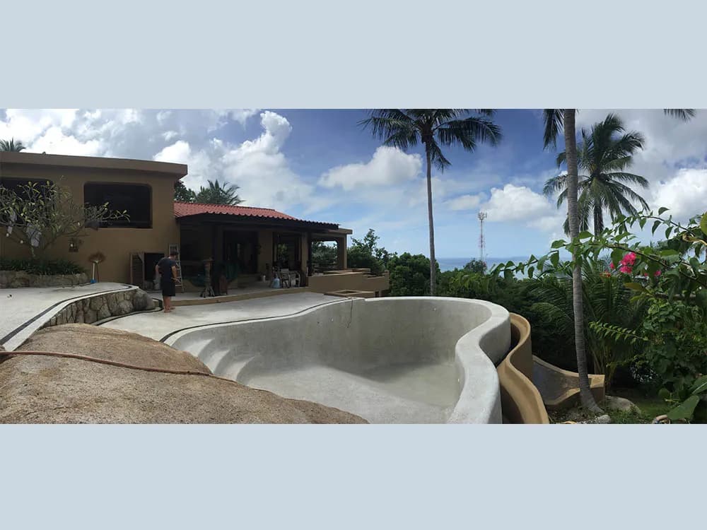 Hillside pool renovation, Koh Tao — photo 6